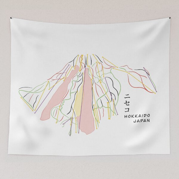Item preview, Niseko Japan Piste Map Light designed and sold by Brawni.