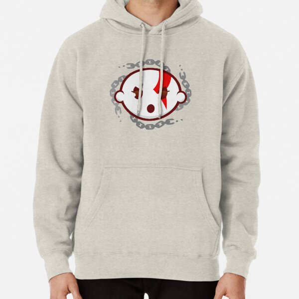 Chibi Kratos Chains Pullover Hoodie