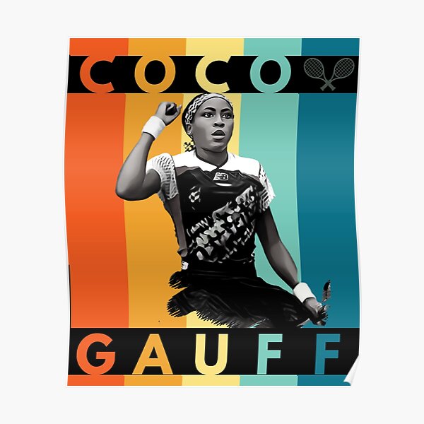 "Coco Gauff" Poster for Sale by DontLaughSwim Redbubble