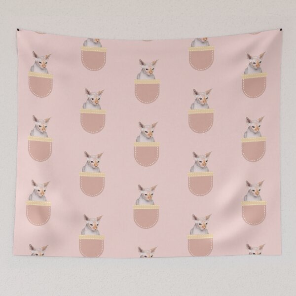 Item preview, Sphynx Cat in Pocket designed and sold by leBoosh-Designs.