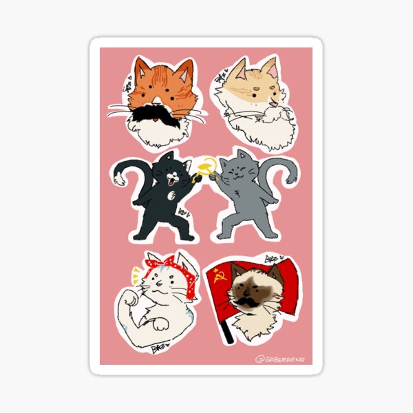 Item preview, Communist cats  designed and sold by gabemaene.