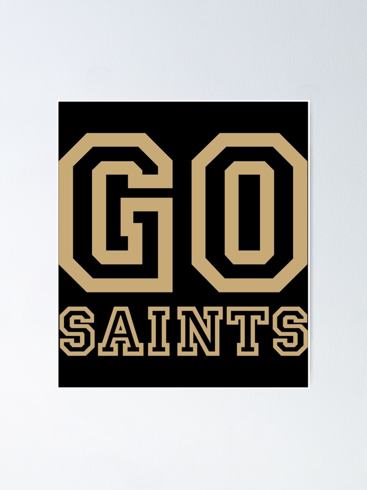 Vintage Football - New Orleans Saints (Gold Saints Wordmark) - New Orleans  Saints - Tapestry