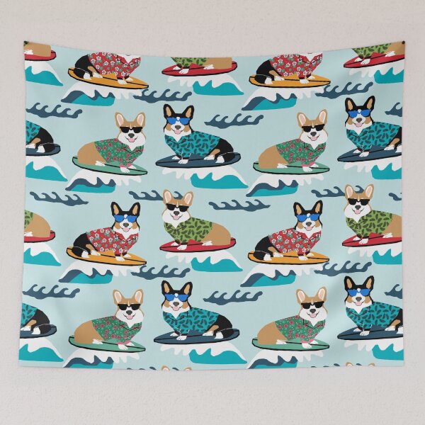 Item preview, Corgi SUP paddle boarding surfing watersports dog breed welsh corgis designed and sold by PetFriendly.