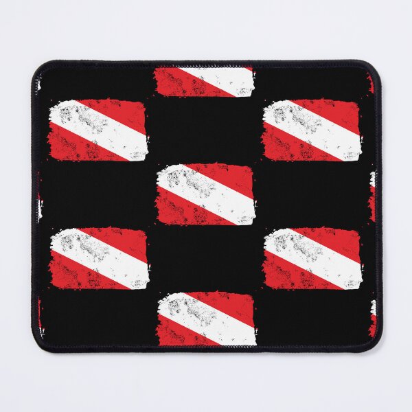 Item preview, Diving Scuba Diver Down Flag Distressed Ocean Sea Dive designed and sold by RomanStowell.