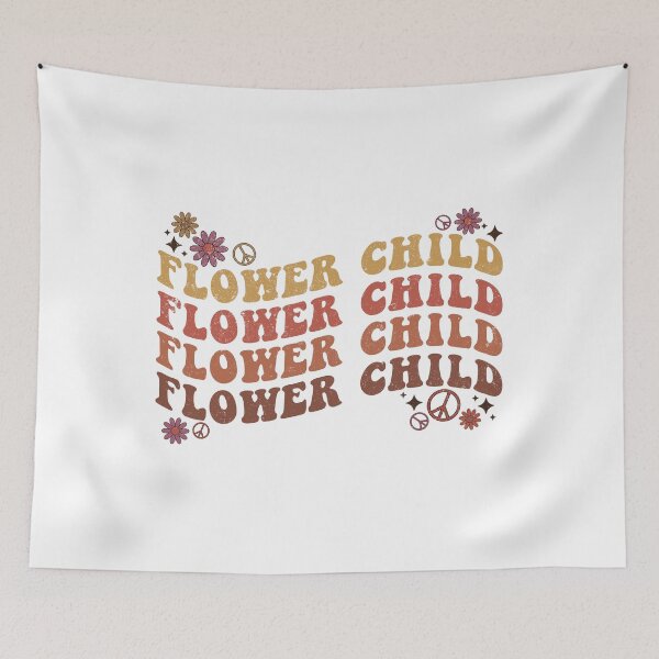 Item preview, Flower Child Peace Love designed and sold by Bemumd-art.