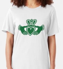 Camiseta ajustada Celtic claddagh