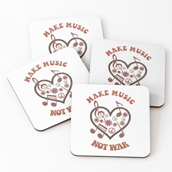 Item preview, Make Music Not War Peace Love designed and sold by Bemumd-art.