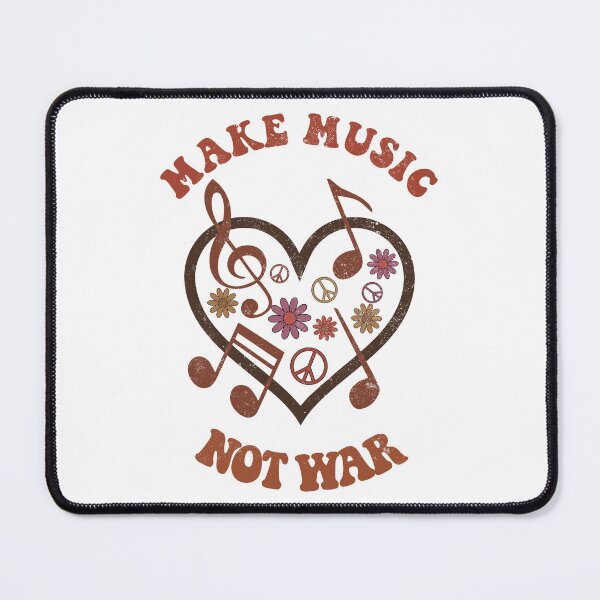 Item preview, Make Music Not War Peace Love designed and sold by Bemumd-art.