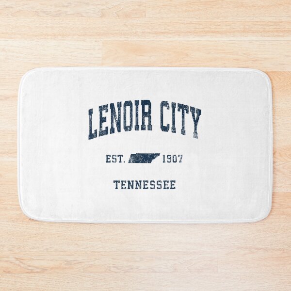 Item preview, Lenoir City Tennessee TN Vintage Athletic Navy Sports Design designed and sold by Torstenbergqvis.