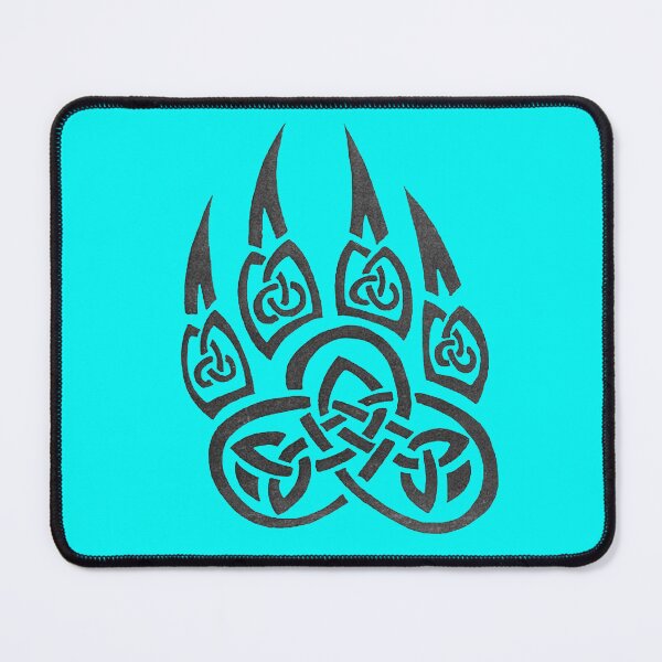 Item preview, Berzerker Bear Norse Knoted Paw Print designed and sold by jakersvelmax.