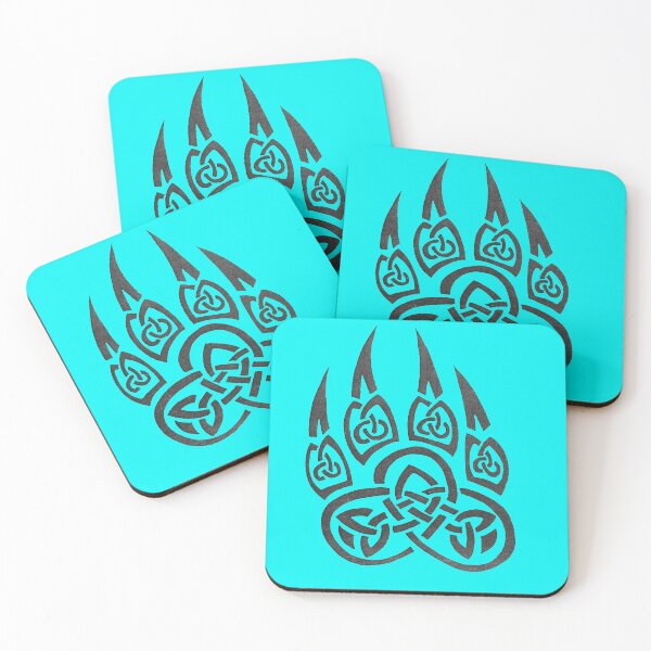 Item preview, Berzerker Bear Norse Knoted Paw Print designed and sold by jakersvelmax.