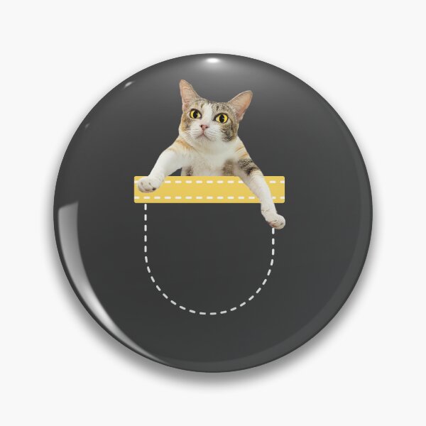 Item preview, Calico Cat in Pocket designed and sold by leBoosh-Designs.
