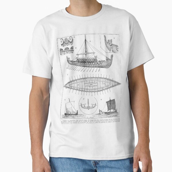 Item preview, Vintage Viking Naval Ship History and Diagram designed and sold by BravuraMedia.