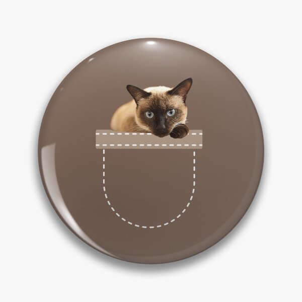 Item preview, Cat in Pocket (Tonkinese Cat) designed and sold by leBoosh-Designs.