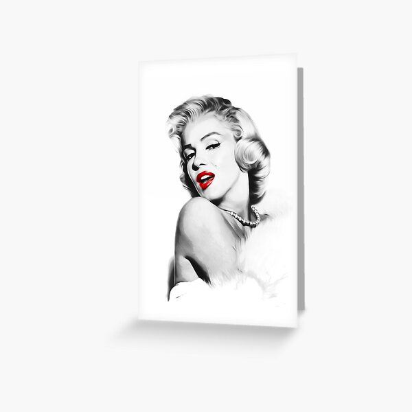 Marilyn Monroe Sex Symbol Greeting Card For Sale By Williamcuccio