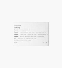 certainty Art Board