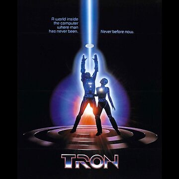 Artwork thumbnail, TRON Movie Poster Classic by AnthonyFlet