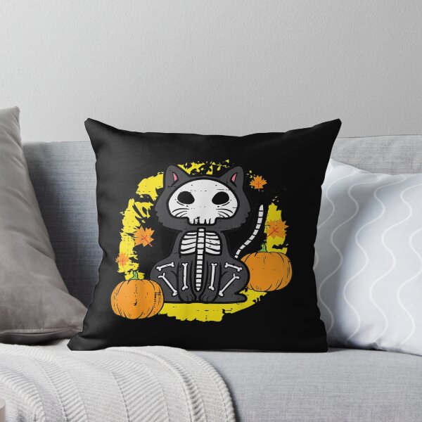 Item preview, Sugar Skull Black Cat Pumpkin Retro Halloween Women Girls designed and sold by Jackwidforss.