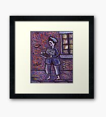 The matchseller Framed Print