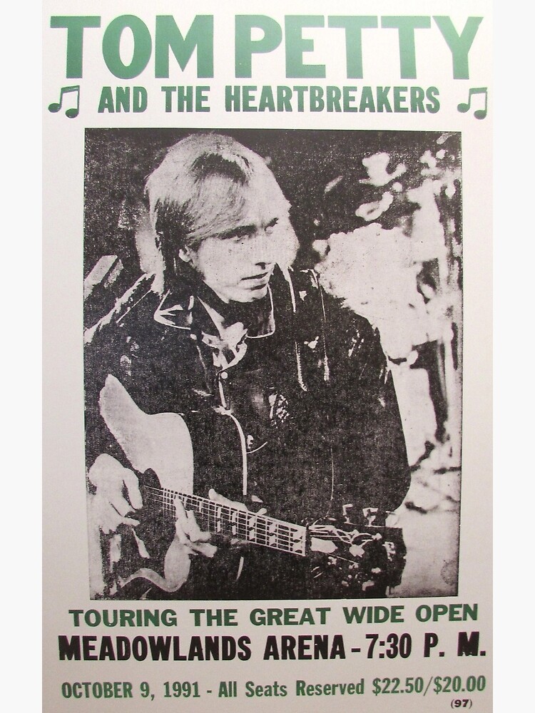 Discover Retro Tom Petty Premium Matte Vertical Poster