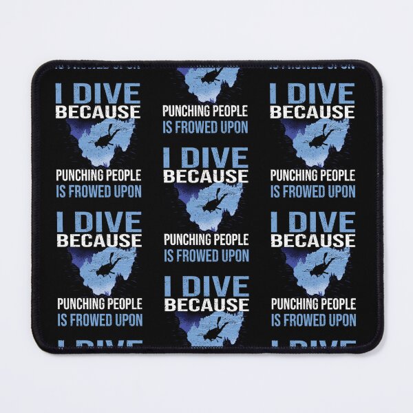 Item preview, Diving Scuba Diver In Deep Sea And Sea designed and sold by RomanStowell.