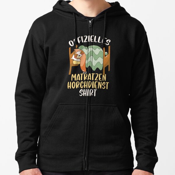 Artikel-Vorschau von Offizielles Matratzenhorchdienst Shirt Langschläfer Faultier, designt und verkauft von Carl's Clothing.