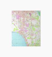 Vintage Map of Bradenton Florida (1964) Art Board