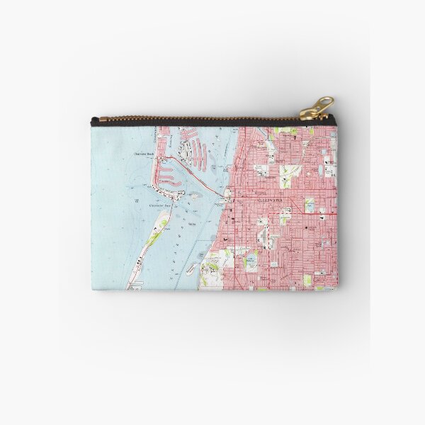 Item preview, Vintage Map of Clearwater Florida (1974) designed and sold by BravuraMedia.