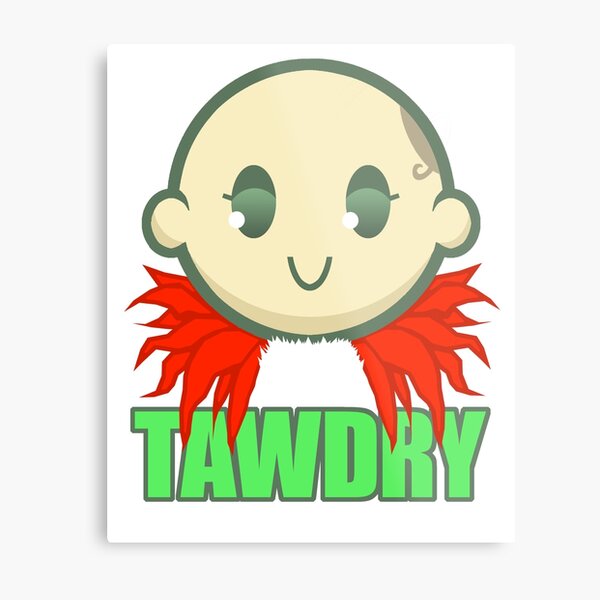 Chibi Tawdry Girl Metal Print