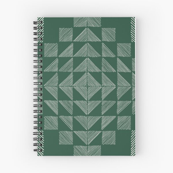 Item preview, Sketchy lines patchwork in forest green designed and sold by FrancesPoff.