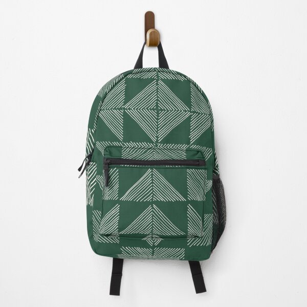 Item preview, Sketchy lines patchwork in forest green designed and sold by FrancesPoff.