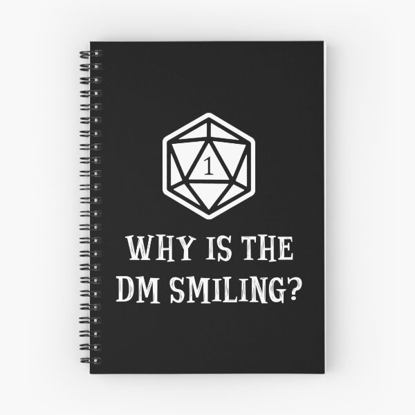 Item preview, Why Is The DM Smiling? Dungeons & Dragons (White) designed and sold by enduratrum.