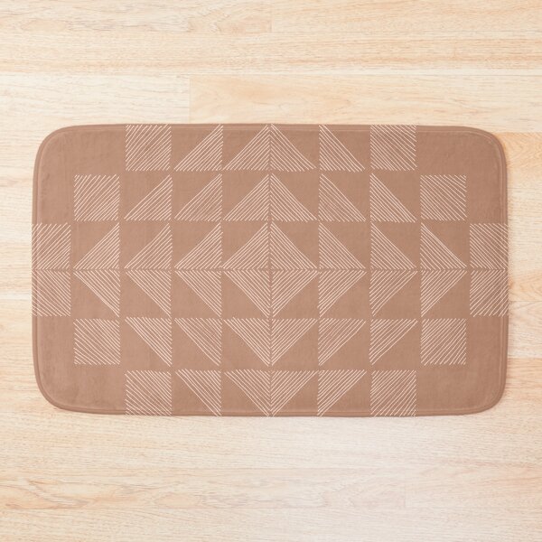 Item preview, Sketchy lines patchwork in boho caramel tower designed and sold by FrancesPoff.