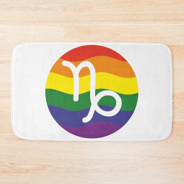 Item preview, Rainbow Art Capricorn LGBT designed and sold by LGBT-Art-Design.