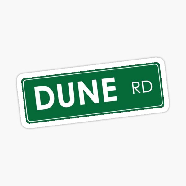 Dune Road Sticker