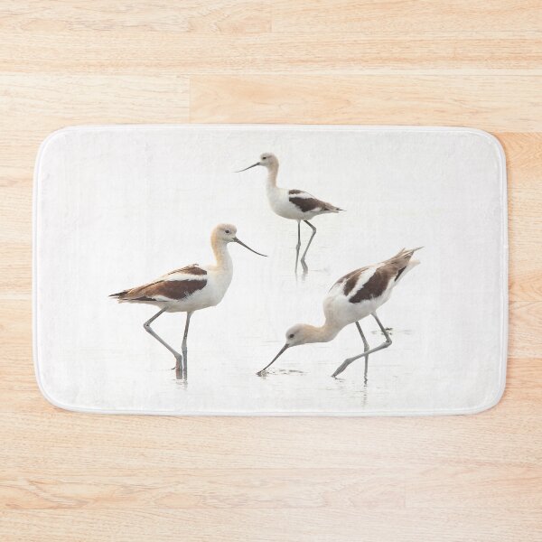 Item preview, Stunning American Avocets Wading Birds at the Beach designed and sold by walkswithnature.