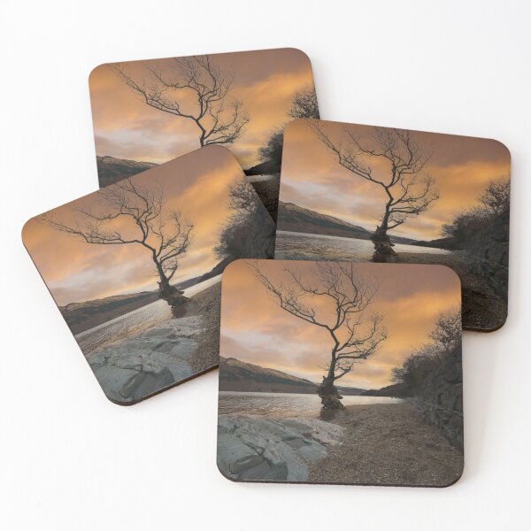 Item preview, Loch Lomond Firkin Point Single Tree Sunrise designed and sold by rawshutterbug.