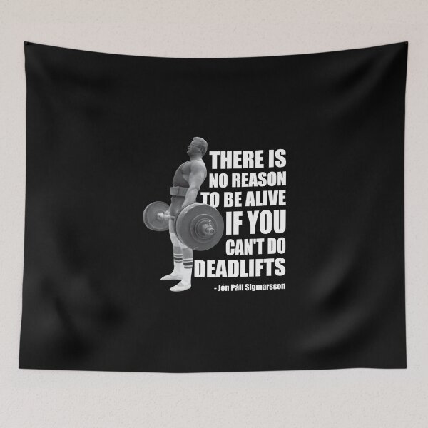 Item preview, There Is No Reason To Be Alive If You Can't Deadlift Essential T-Shirt designed and sold by eloiseoselaine.