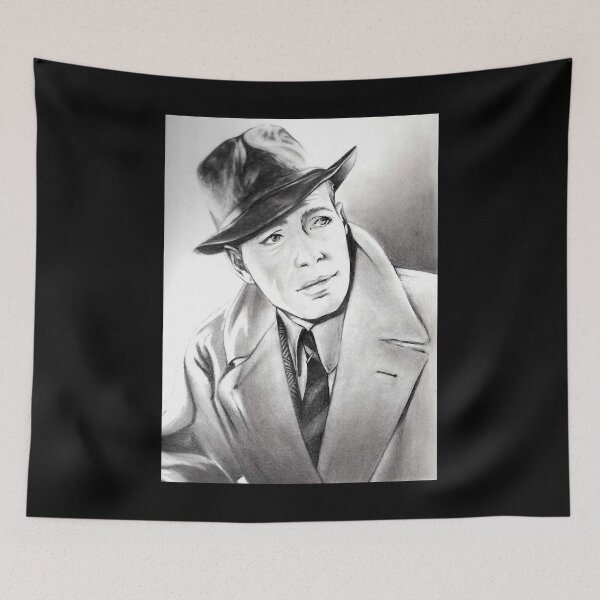 Item preview, Light Blue cast Bogey Humphrey Bogart designed and sold by Davidbrawn.