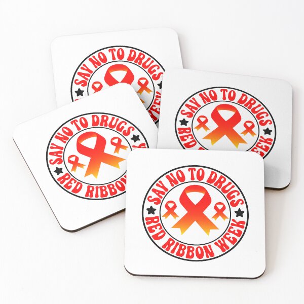 Item preview, Red Ribbon Week Say No To Drugs Stickers  designed and sold by KGN  CREATIVITY.