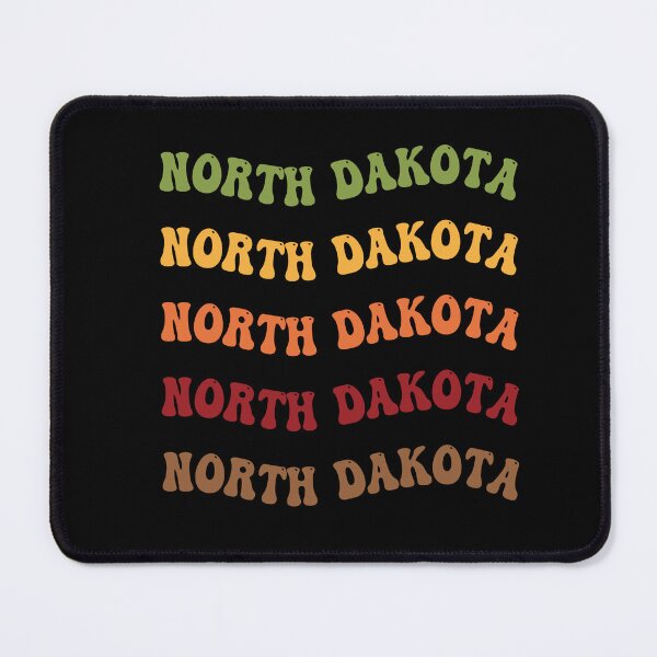 Item preview, North Dakota Retro Vintage Groovy Wavy Text Classic designed and sold by CoolCreative.