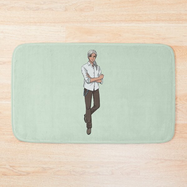 Item preview, Tanned anime guy with white hair designed and sold by HeatherPhn.