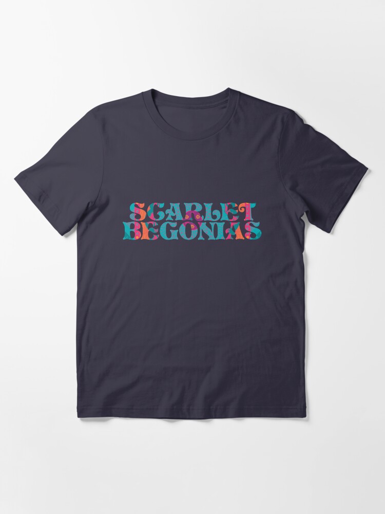 scarlet begonias t shirt