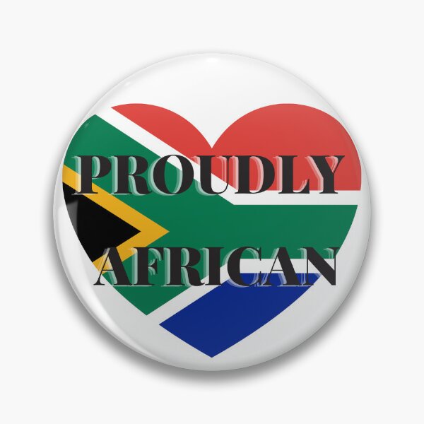 Item preview, South African Flag: Proudly African designed and sold by AfricanProverbs.