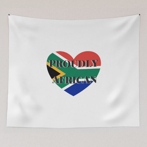Item preview, South African Flag: Proudly African designed and sold by AfricanProverbs.