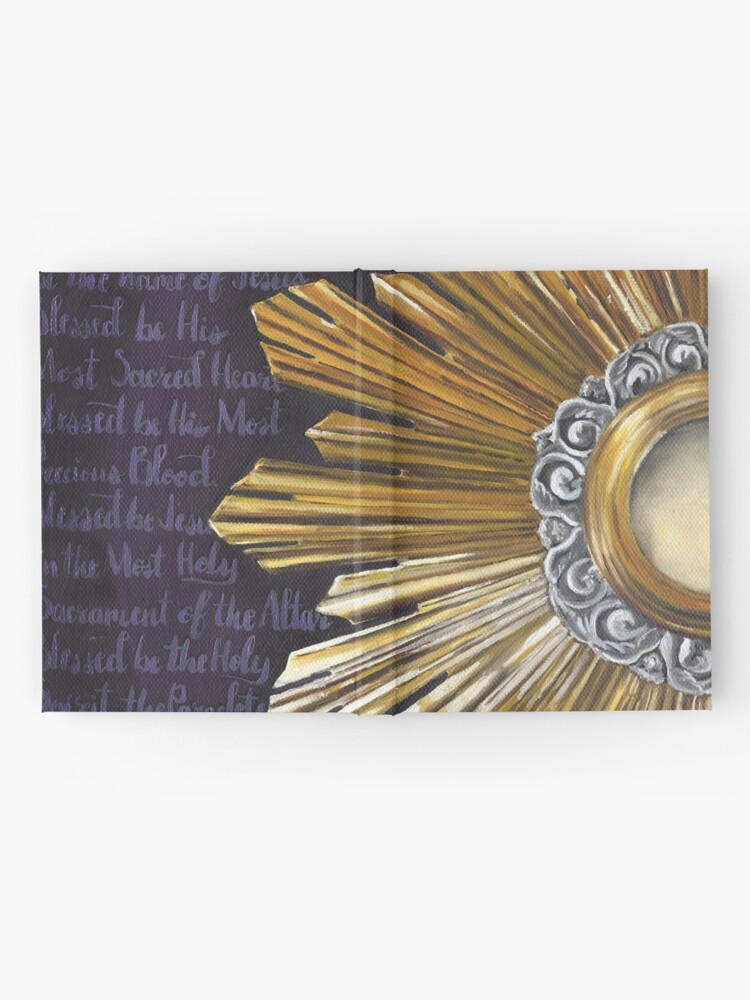 Alternate view of The Divine Praises - Catholic Art, monstrance Hardcover Journal