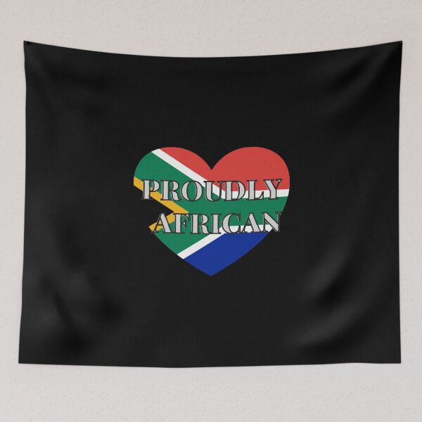 Item preview, South African Flag- Proudly African designed and sold by AfricanProverbs.