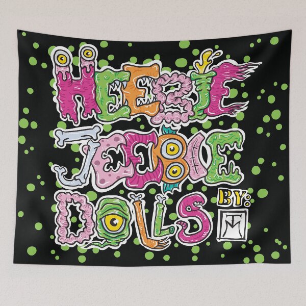 Item preview, Heebie Jeebie Dolls Monster Logo designed and sold by Talissa Mehringer.