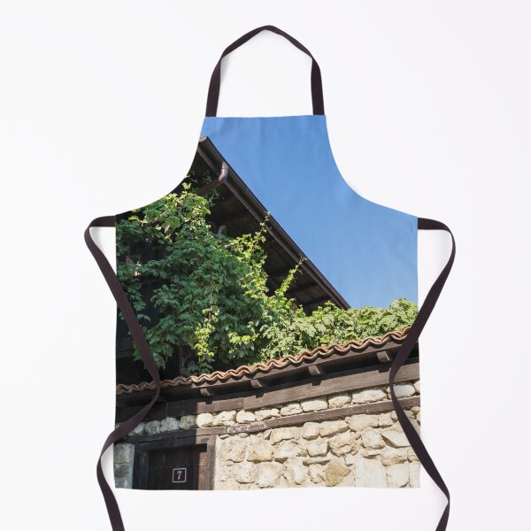 Item preview, Number Seven - Traditional Sozopol Wooden House Behind Huge Stone Wall designed and sold by Georgia Mizuleva.