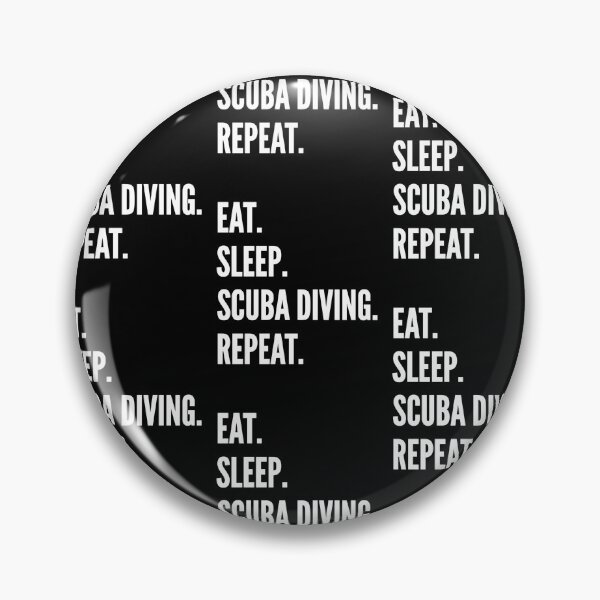 Item preview, Eat Sleep Scuba Diving Repeat Favorite Hobby Gift designed and sold by RomanStowell.